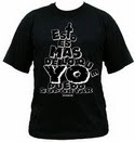 Acojonje.com T-Shirt (mockup example) -- MORE MERCH